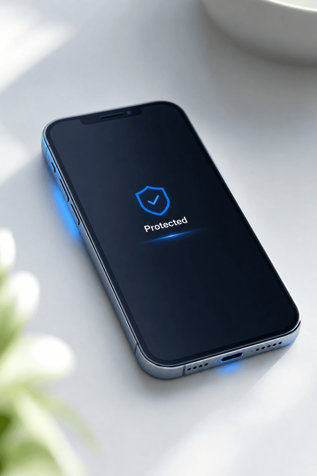 iPhone showing BetClear protection active